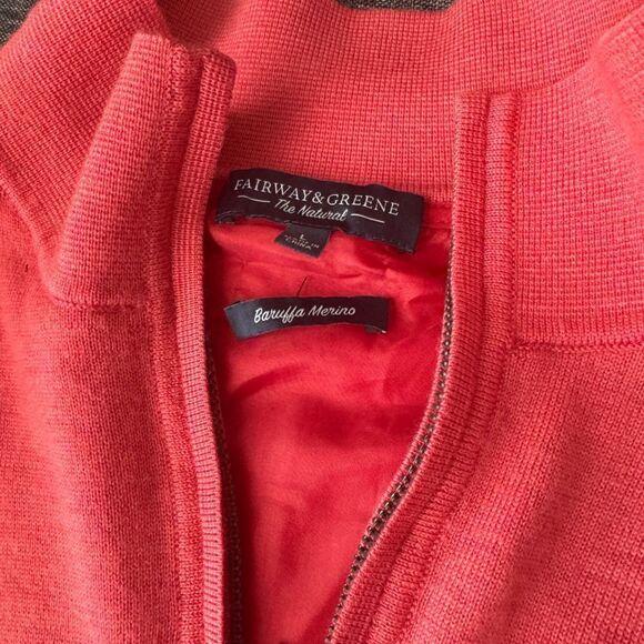 Fairway & Greene Men's Merino Long Sleeve 1/4
Zip Golf Wind Sweater Size L - Picture 5 of 11